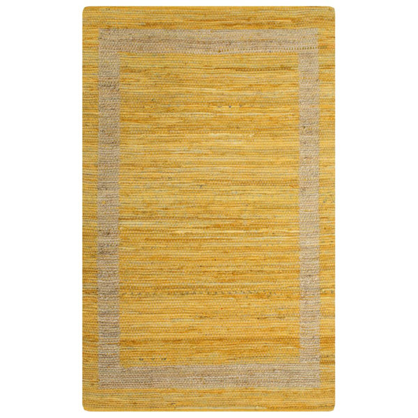 Bloomsbury Market Florala Hand Braided Yellow/Brown Rug & Reviews